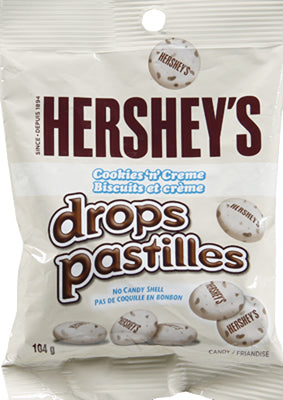 HERSHEY'S CHOCOLATE BISCUIT & CREAM, 10 X 104 G