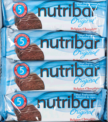NUTRIBAR MEAL REPLACEMENT CHOCOLATE BELGIAN, 12 X 65 G