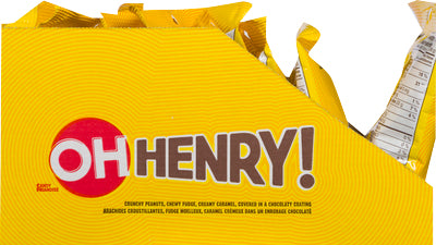 OH HENRY CHOCOLATE BITES IN CELLO, 8 X 104 G