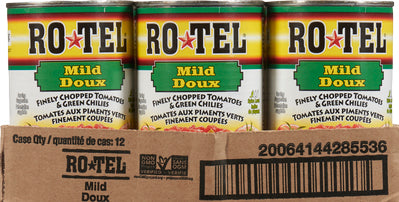 ROTEL DICED TOMATOES, 12 X 284 ML