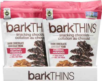 BARKTHINS DARK CHOCOLATE AND SEA SALT, 8 X 150 G