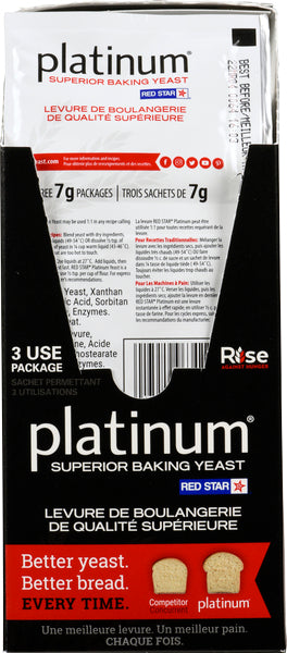 REDSTRPL YEAST, 36 X 21 G