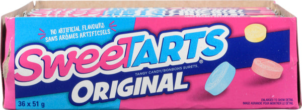 WONKA CANDY SWEETARTS ROLL, 36 X 51 G
