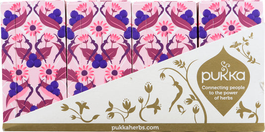 PUKKA HERBAL SUPPLEMENT ELDERBERRY ECHINACEA, 4 X 20 UN