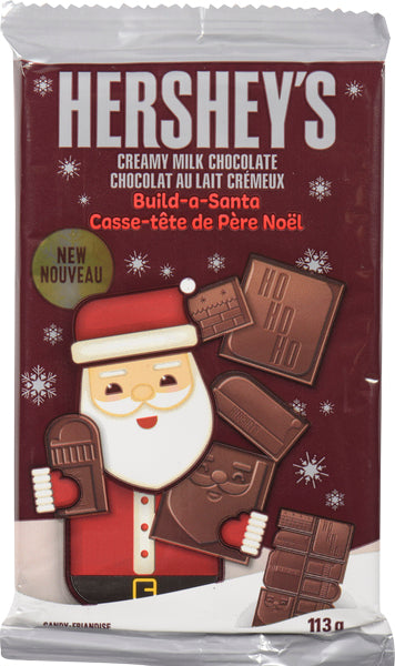 HERSHEY'S MILK/CHOC BUILD A SANTA, 12 X 113 G