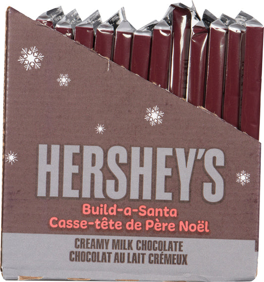 HERSHEY'S MILK/CHOC BUILD A SANTA, 12 X 113 G