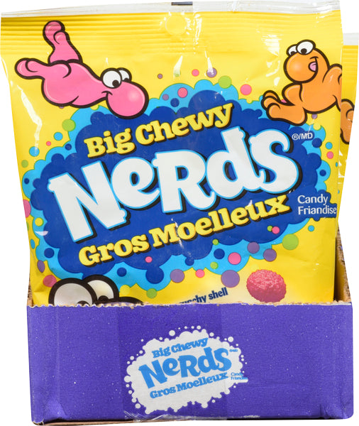 NERDS CANDY BIG CHEWY BONBONS, 9 X 170 G