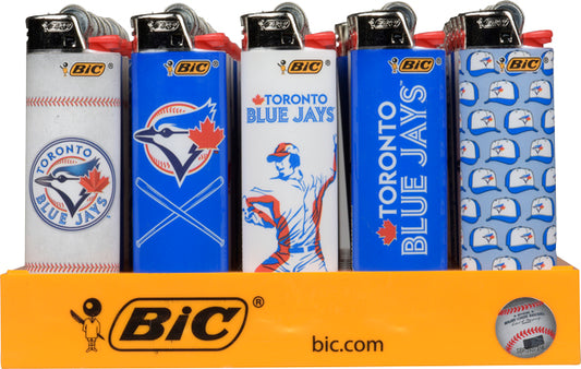 BIC LIGHTER MAXI BLUE JAYS, 50 X 1 UN