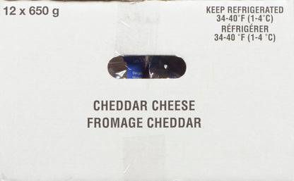 PTITQC PORTION OF CHEDDAR CHEESE, 12 X 650 G