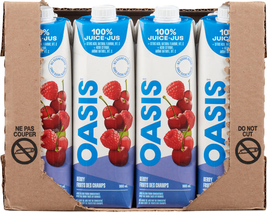 OASIS FIELD FRUIT JUICE, 12 X 960 ML
