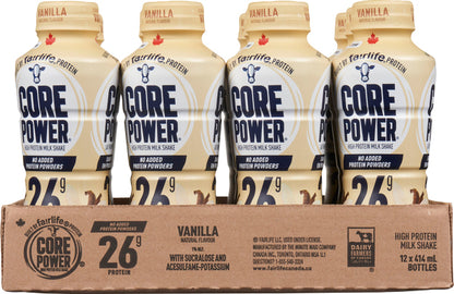 CORE POWER VANILLA 26G PROTEIN - 12 X 414ML