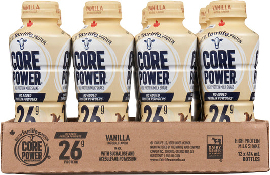 CORE POWER VANILLA 26G PROTEIN - 12 X 414ML