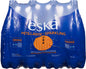 ESKA, ORANGE CARBONATED BOTTLE SPRING WATER, 12 X 1 L