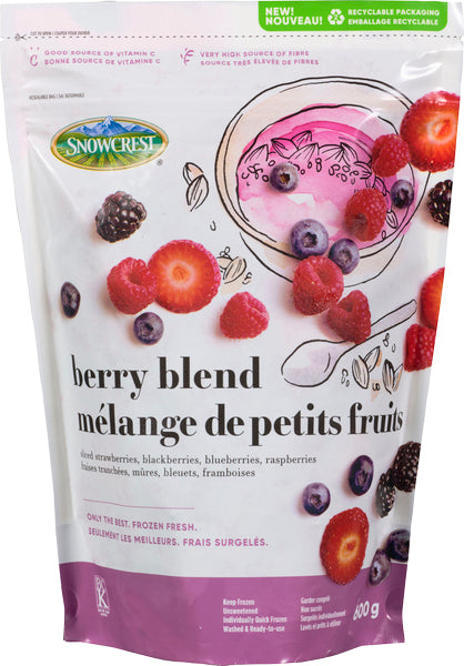 SNOWCREST FROZEN BERRY HONEY, 12 X 600 G