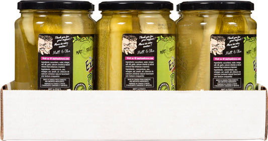 MATT & STEVE'S DILL GARLIC PICKLES, 6 X 750 ML