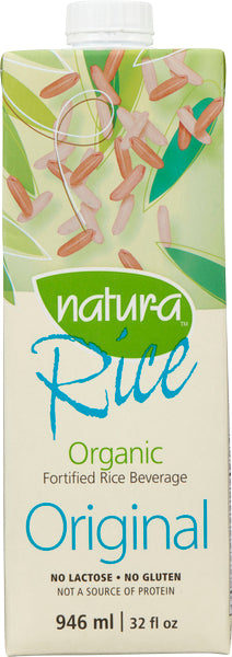 NATURA BOIS ORGANIC ORIGINAL RICE GLUTEN-FREE, 12 X 946 ML