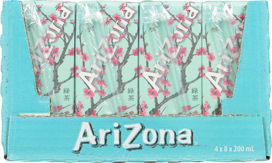 ARIZONA GREEN TEA GINSENG HONEY, 4 X 8 X 200 ML