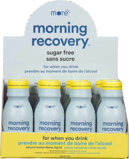 MORNING RECOVERY DIETARY SUPPLEMENT SUGAR/FREE, 24 X 100 ML