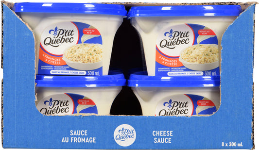 PTITQUEB 4-CHEESE SAUCE, 8 X 300 ML