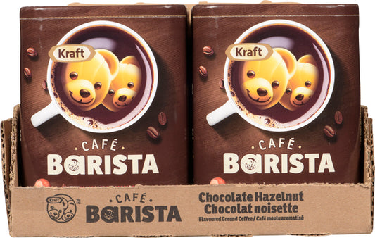 KRACAFBA COFFEE GRND CHOC HAZELNUT, 6 X 340 G