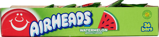 AIRHEADS WATERMELON CANDY, 36 X 1 UN