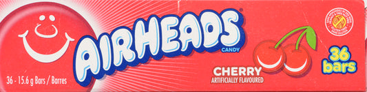 AIRHEADS CHERRY CANDY, 36 X 15.600 G