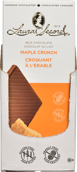 LAURA SECORD MAPLE CRUNCH BAR, 12 X 1 UN