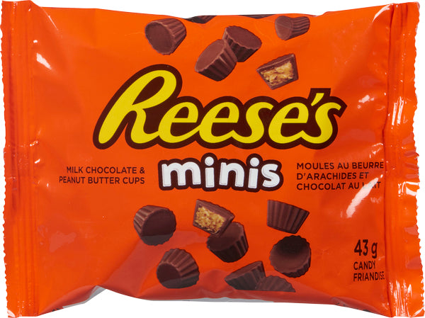 HERSHEY'S REESE MINIS CHOCOLATE BAR, 24 X 43 G