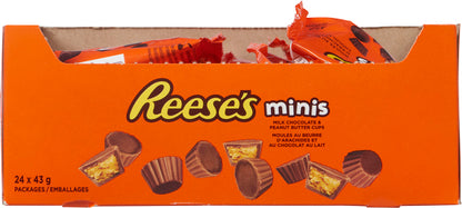 HERSHEY'S REESE MINIS CHOCOLATE BAR, 24 X 43 G