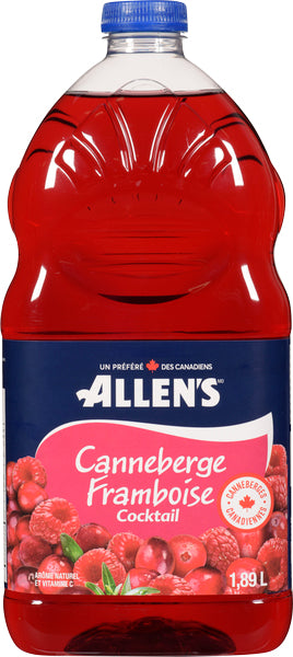 ALLENS CRANBERRY RASPBERRY COCKTAIL, 6 X 1.89 L