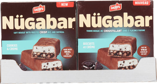 NUGABAR COOKIES AND CREAM BAR, 12 X 175 G