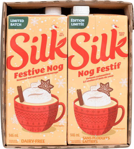 SILK, OAT FESTIVE NOG, 12 x 946ML