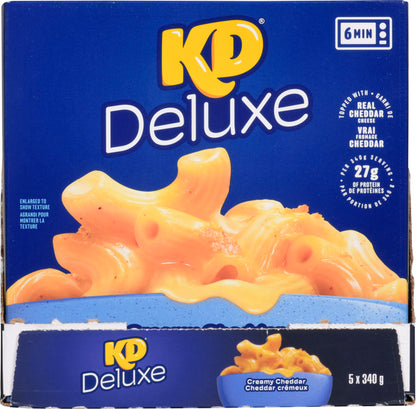 KRAFT CHEDDAR FROZEN DINNER, 5 X 340 G