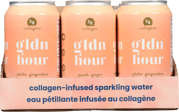 GLDN HOUR, PEACH GINGER, 12 x 355ML