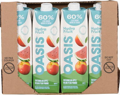 OASIS HYDRAFRUIT MELON APPLE JUICE, 12 X 960 ML