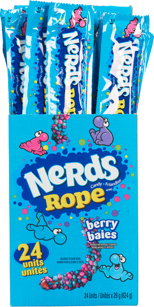 NERDS FRUITS OF THE FIELD ROPES, 24 X 26 G