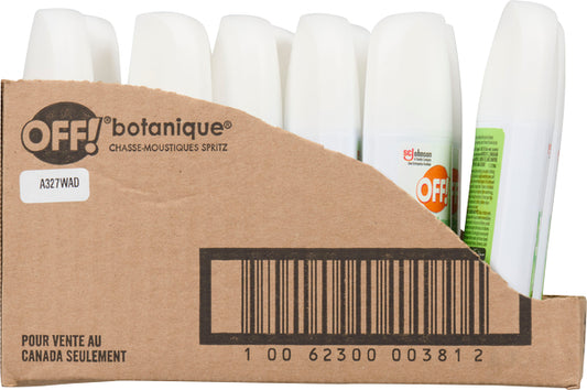 OFF! BOTANICAL MOSQUITO REPELLENT SPRAY, 12 X 118 ML