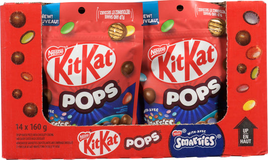 NESTLE KITKAT POPS MIX SMARTIES, 14 X 160 G