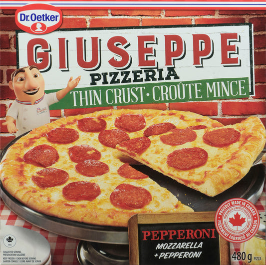 GIUSEPPE PEPPERONI MINCED MEAT PIZZA, 6 X 480 G