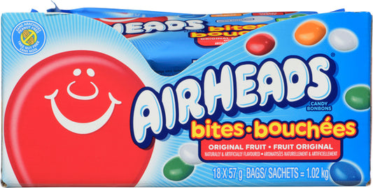 AIRHEADS FRUIT SLICES, 18 X 57 G