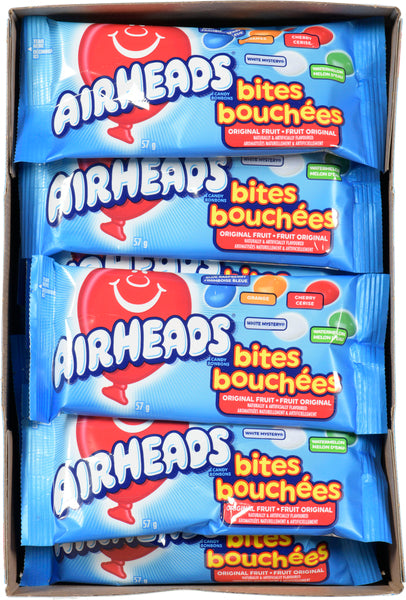 AIRHEADS FRUIT BITES, 24 X 57 G