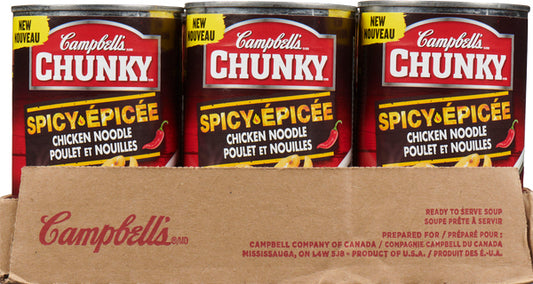 CAMPBELL'S SPICY CHICKEN SOUP, 12 X 515 ML