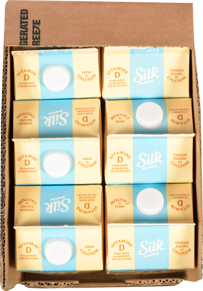 SILK VANILLA OAT MILK, 6 X 1.75 L