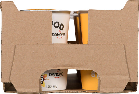 TWO GOOD GREEK YOGURT VANILLA, 6 X 4 X 95 G