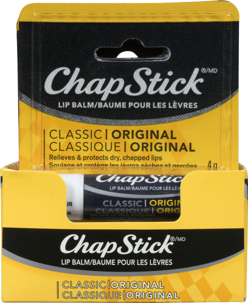 CHAPSTICK REGULAR LIP BALM, 12 X 4.200 G