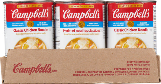 CAMPBELL CHICKEN NOODLE VEGETABLE SOUP, 12 X 515 ML
