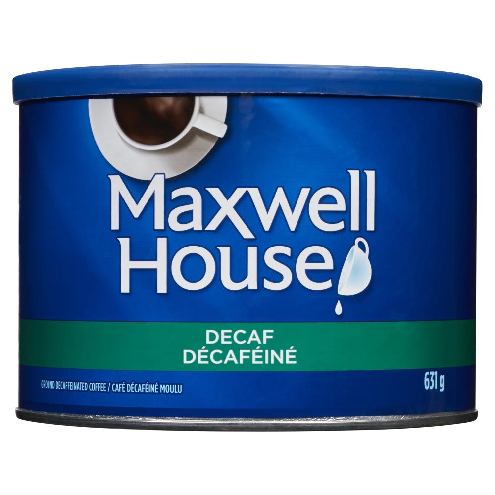 MAXHOUSE DECAFFEINATED GROUND COFFEE, 6 X 631 G
