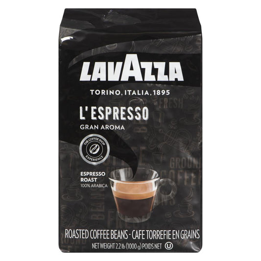 LAVAZZA ESPRESSO GRAN AROMA GRANDE COFFEE, 6 X 1 KG