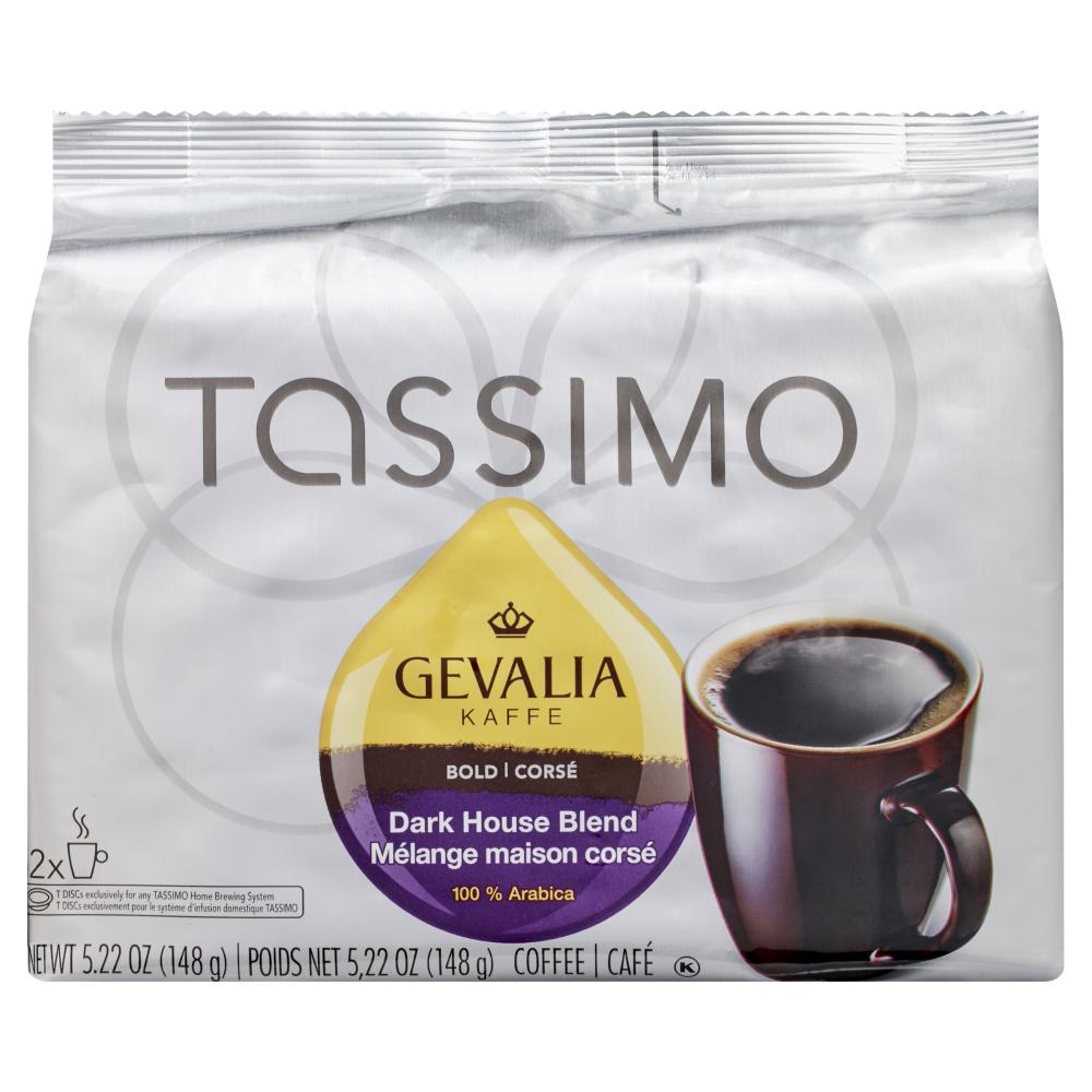 GEVALIA TASSO HOUSE BLACK 12KCUP, 5 X 148 G