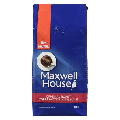 MAXHOUSE GROUND ORIGINAL ROAST COFFEE, 6 X 300 G